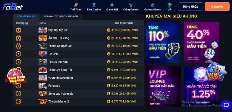 Người chơi đặt cược trực tiếp trên viva88 bet